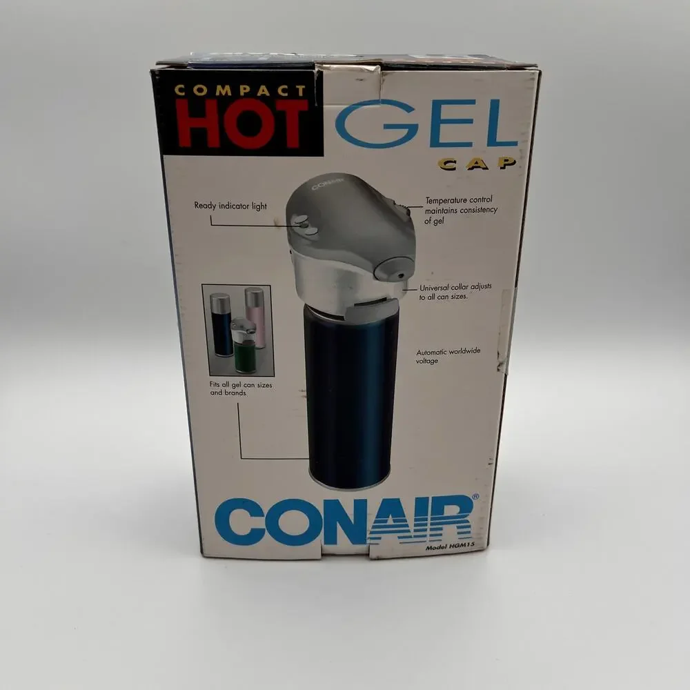 CONAIR Vtg Compact Hot Gel Cap Shaving System HGM15 with Original Box